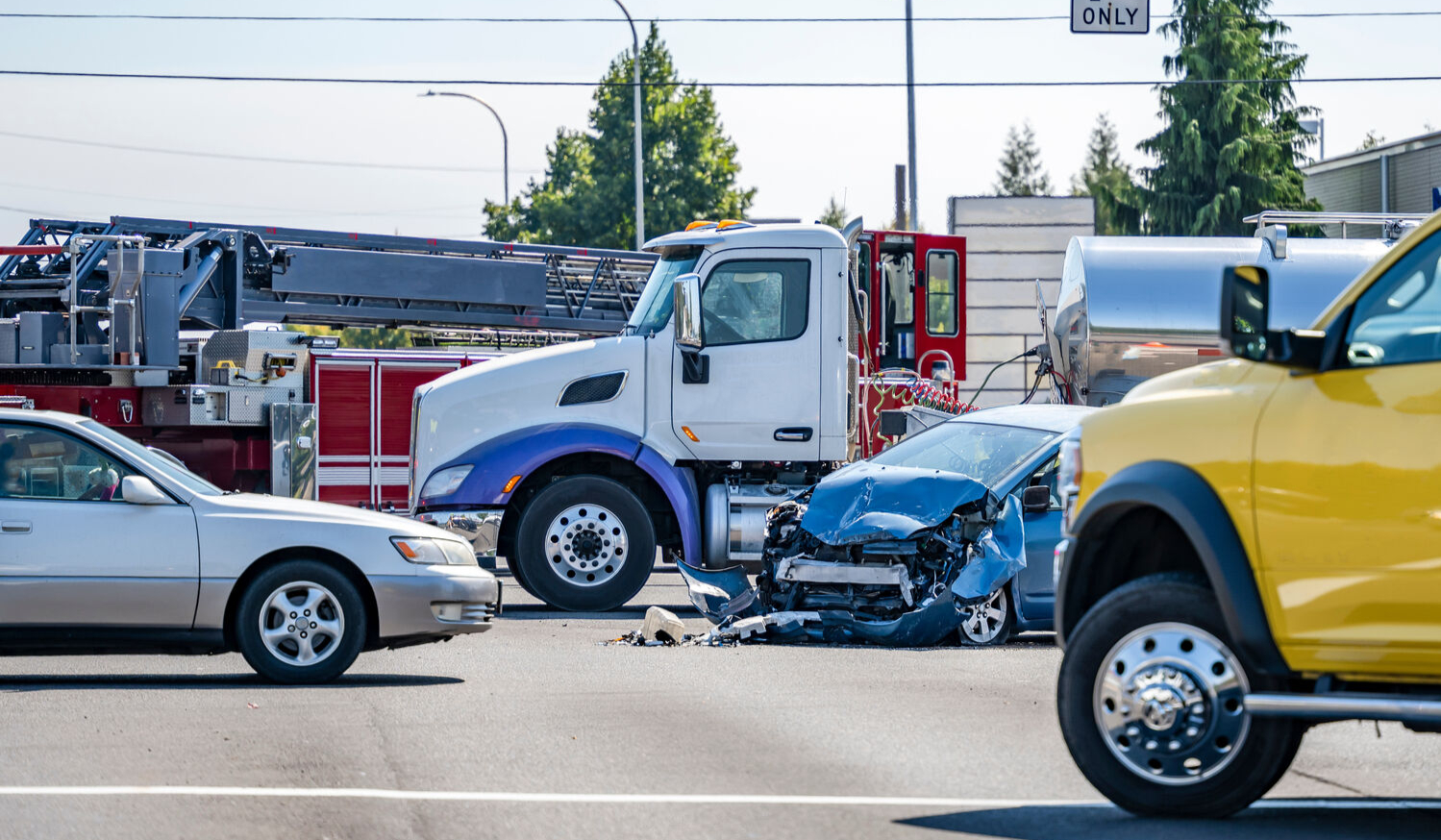 securing a settlement after accident with a semi truck