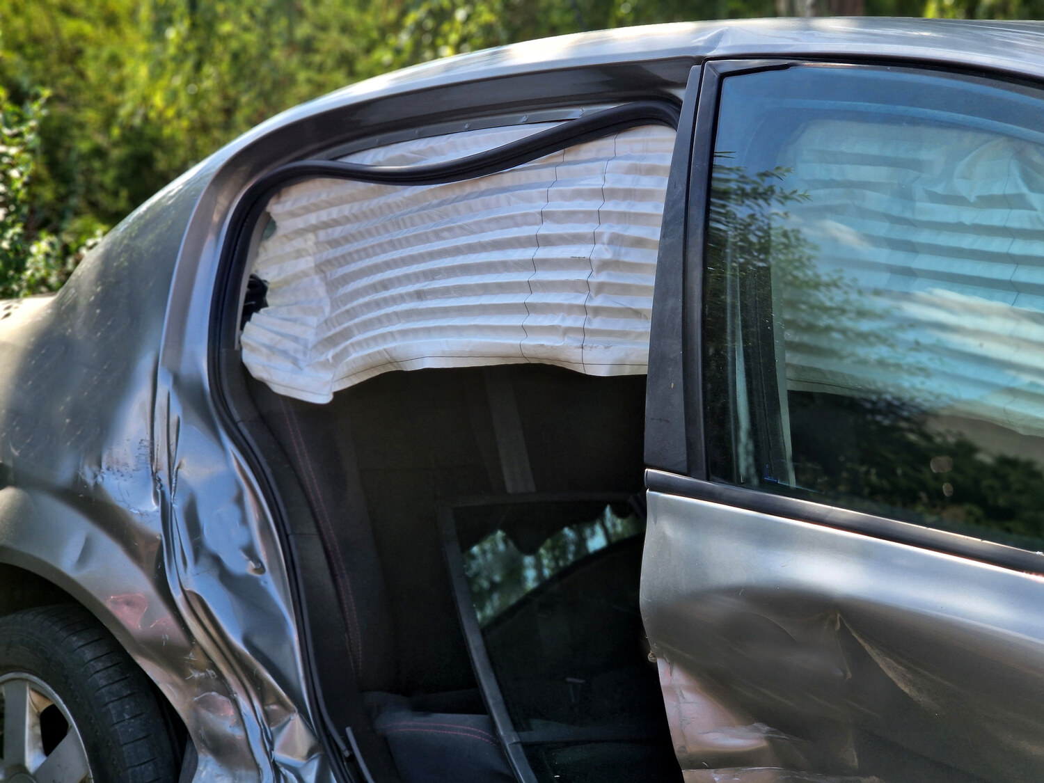 backseat passenger car accident
