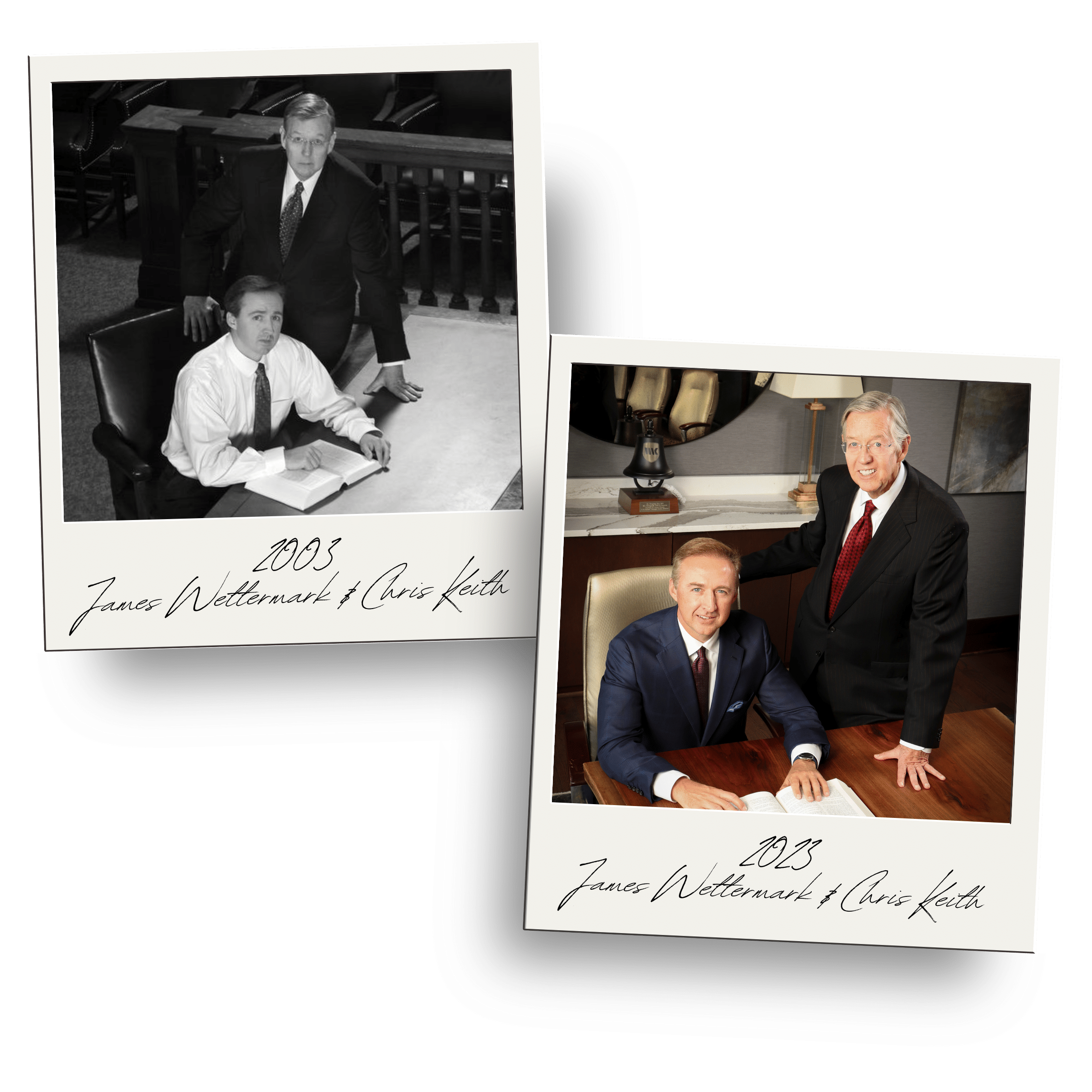 James Wettermark and Chris Keith 2003 to 2023