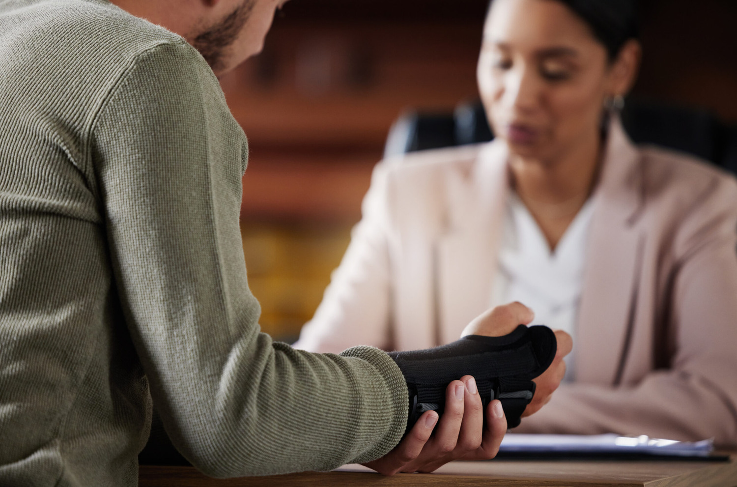 man learning about the personal injury statute of limitations after an accident
