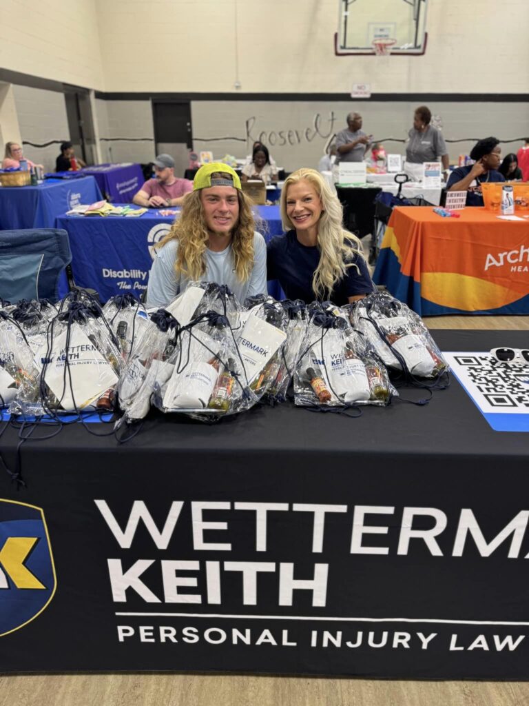 Wettermark Keith Injury Lawyers at Roosevelt Community Resource Fair wettermark keith law firm at community resource fair in Birmingham Alabama
