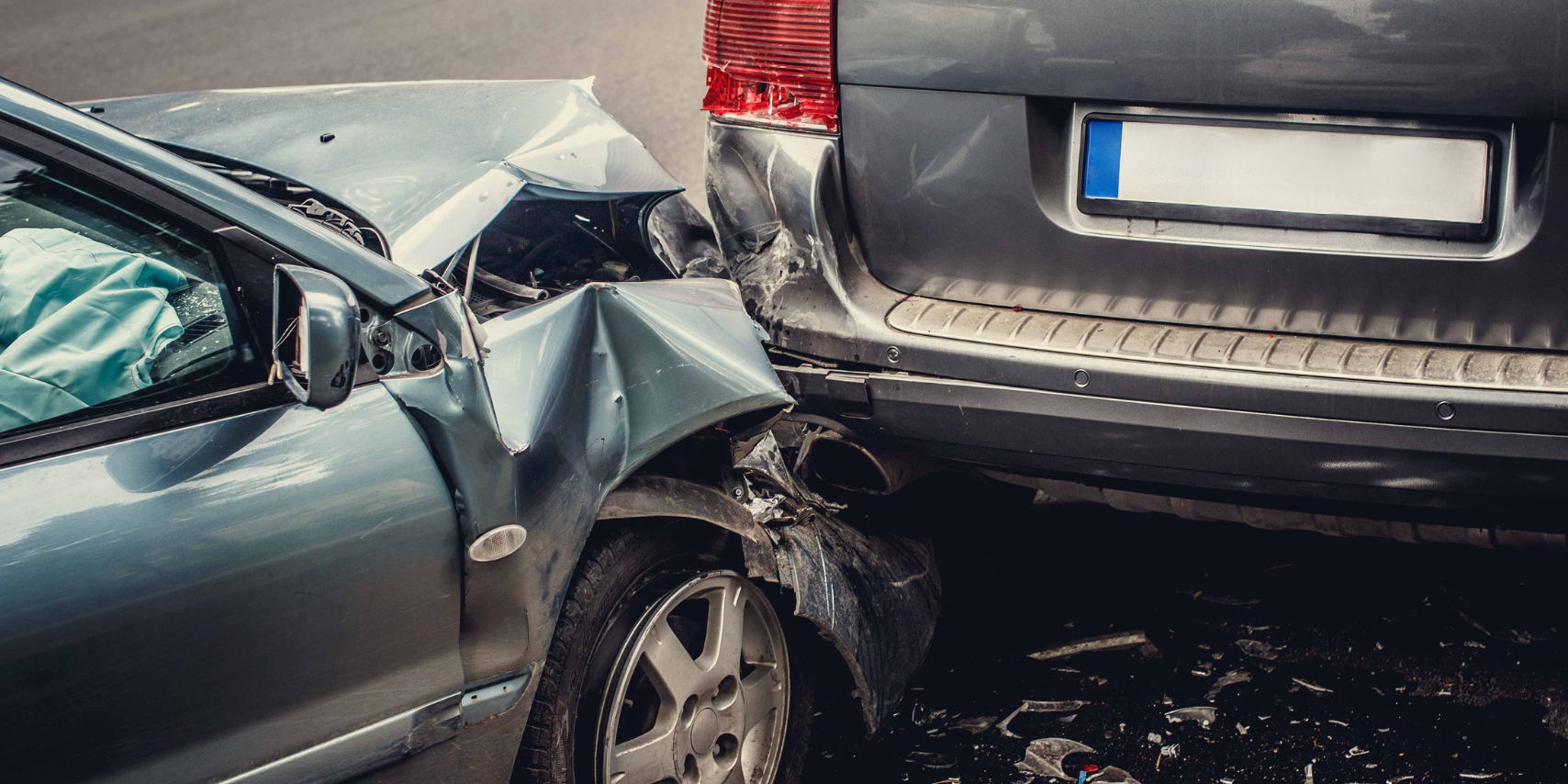 Car Accident on dangerous road